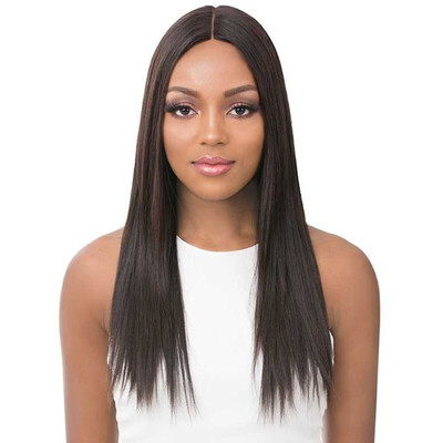 

〖Follure〗High Quality Natural Fashion Long Brown Straight Wig Humen Party Synthetic Wigs