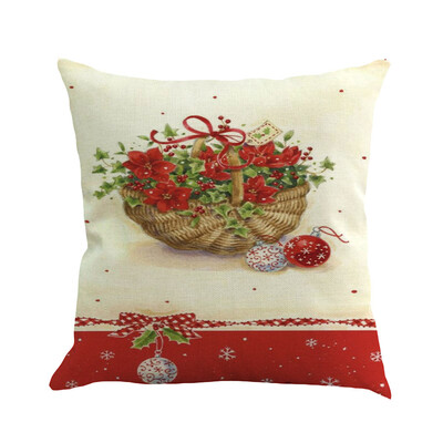 

Siaonvr Christmas Pillow Cover Pillowcases Decorative Sofa Cushion Cover 45x45cm