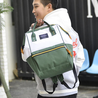 

Women Men Hot Canvas Backpacks Wire Clamp Dual-use Stereotypes Student School Backpacks Large Capacity Travel Shoulder Bags