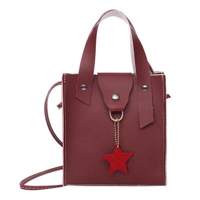 

Star Shoulder Messenger Handbags Purse PU Leather Women Satchel Bags Clutch