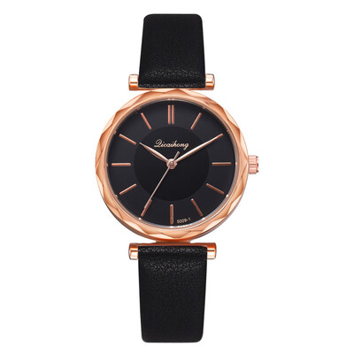

Womens casual quartz watch Korean version of noble solid color student trend quartz watch trendy wild jewelry watch