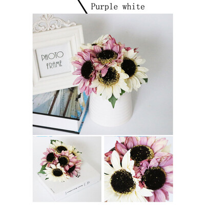 

〖Follure〗Fake Sunflowers Silk Flowers Table Centerpieces Arrangements Home Indoor