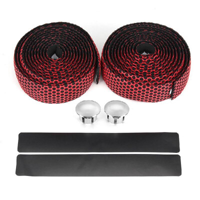 

Handlebar Tape Bike Road Flexible Rubber Handle Grip Bar Tape & Bar Plug