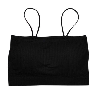 

Women Strapless Intimates Lingerie Sexy Lady Solid Elastic Bandeau Tube Tops Breast Wrap Crop Tops