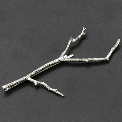 

Vintage Gold Silver Tree Hair Clips Girls Alloy Branch HairpinsHairgrips Lady Elegance Metal Hair Accessories For Women