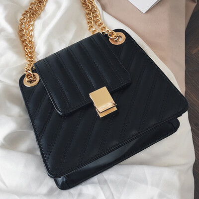 

Foreign air bag woman 2019 new Korean version 100 lap oblique satchel chain single shoulder fashion bag girl bag