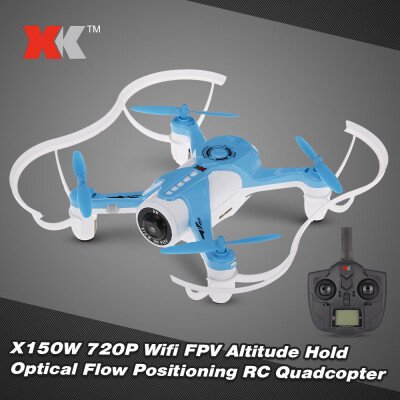 

Original XK X150W 24G 720P Camera Wifi FPV Optical Flow Positioning Altitude Hold RC Quadcopter