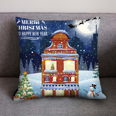 

〖Follure〗Print Pillow Case Polyester Sofa Car Cushion Cover Home Decor