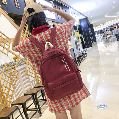 

Shoulder Bag Female Pure&Simple School Bag Insfeng Japanese Department Korean version High School Students Backpack Mori Depar