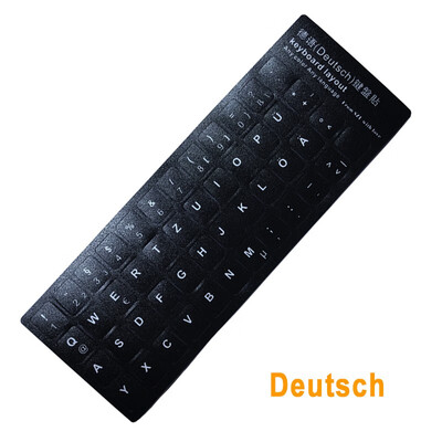 

Russian French English Arabic Spanish Portuguese Keyboard Stickers Letter Alphabet Layout Cover Sticker For Laptop Desktop PC