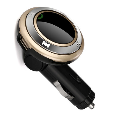 

〖Follure〗Wireless Hands-Free Q7 USB Charge LED MP3 Bluetooth Car FM Transmitter With MIC
