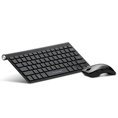

Ultra Thin Slim 24 GHz DPI Wireless Keyboard & Optical Mouse Combo Set Kit with USB Nano Receiver for Windows 78 Vista XP for Ma