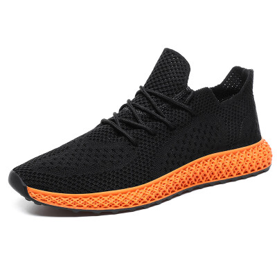 

Sports mens shoes breathable flying woven casual shoes wear-resistant non-slip shoes ultra-light