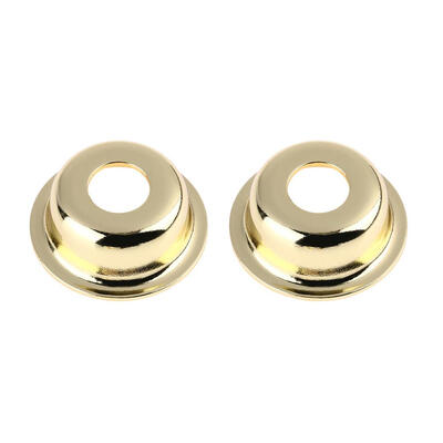 

2pcs Cup Shape Metal Guitar Socket Covers Jack Plates for Electric Guitar