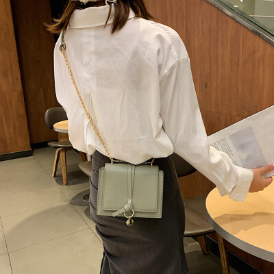 

Tailored Womens 2019 new fashion leather chain bag Messenger bag