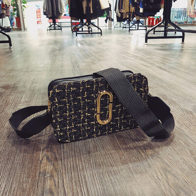 

Chic bag female 2018 new wave Korean version of the wild broadband retro port wind small square bag shoulder Messenger bag