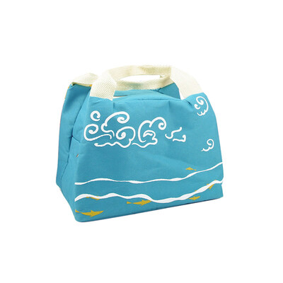 

Portable Waterproof Insulated Thermal Lunch Bag Student Travel Picnic Pouch