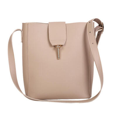 

2pcsset Fashion Women Shoulder Bucket Bags PU Leather Clutch Crossbody Bag