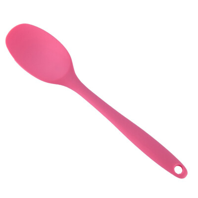 

Fashion Colorful Silicone Solid Color Spoon Kitchen Tools Cooking Accessories