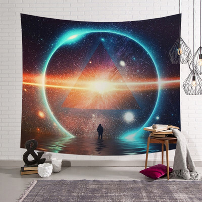 

Amazing Galaxy Wall Decor Hanging Tapestry Mandala Cloth Yoga Mats 4 Size Personalized Home Decoration Gift Beach Throw Carpets