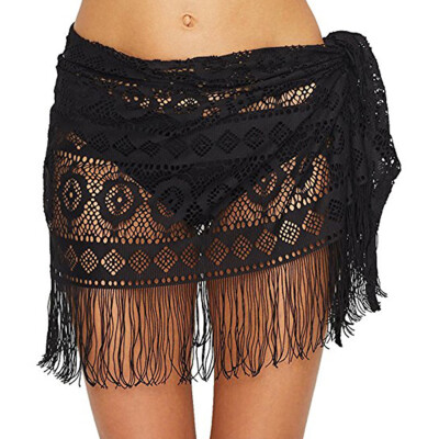 

Roseonmyhand Women Sexy Beach Skirt Beach Sarong Bikini Cover-Ups Towel Open-Back Swimwear