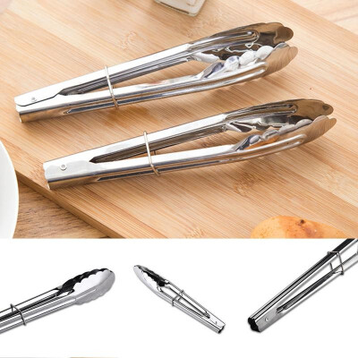 

Barbecue Clips Food Clamp Stainless Steel BBQ Cooking Utensils Food Salad Serving Tongs Kitchen Tools