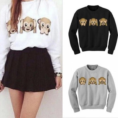 

Casual Womens Pullover Jumper Hoodie Long Sleeve Coat Sweatshirt Blouse