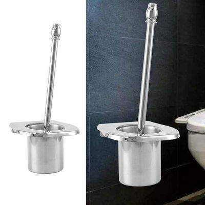 

Greensen Toilet Bowl Brush Brushes Holder Set Stainless Steel WC Brush Scrubber Cleaning Tools Toilet Bowl Brush