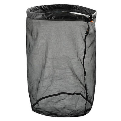

1pc Outdoor Mesh Stuff Sack Ultralight Camping Sport Drawstring Storage Bag