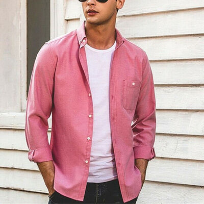 

Luxury Mens Stylish Casual Dress Shirt Slim Fit T-Shirt Long Sleeve Formal Tops