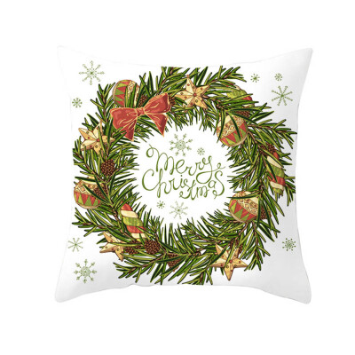 

Christmas Snowman Peach Skin Velvet Pillow Case Throw Cushion Cover Home D¨¦cor Does not include pillow cor