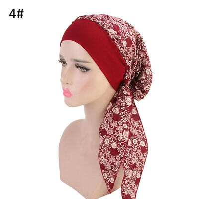 

Women Pastoral Elastic Cotton Turban Hat Head Scarf Bandana Pirate Cap Headwear