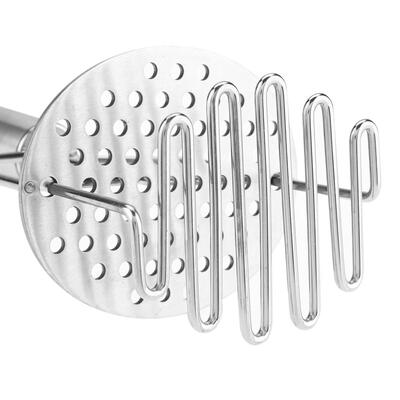 

Greensen Stainless Steel Potato Masher Vegetables Fruits Mud Crusher Kitchen Restaurant Cooking Tools