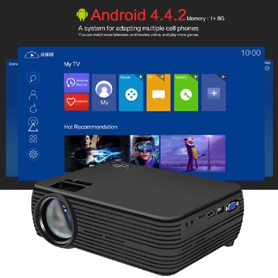 

X5 Mini LCD Projector 1080P 100" Home Theater LED Video Projection Machine 1800 Lumens Built-in Speaker Portable Beamer Movies Pla