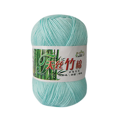 

Gobestart New Bamboo Cotton Warm Soft Natural Knitting Crochet Knitwear Wool Yarn 50g A