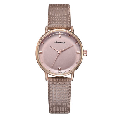 

Korean fashion trend casual personality candy color PU with quartz