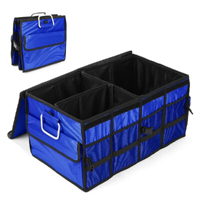 

Heavy Duty Picnic Food Carrier Foldable Trunk Organizer Carrier Collapsible Cargo Storage Bin Container