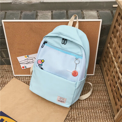 

The schoolbag of Yusuku ulzzang high school students in the Korean version of the double shoulder bag is an ancient Chinese backpa