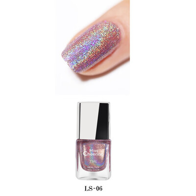 

7ml Thermal Shimmer Nail Polish Color Changing Holographic Glitter Nail Art Polish Long Lasting Pearlescent Varnish