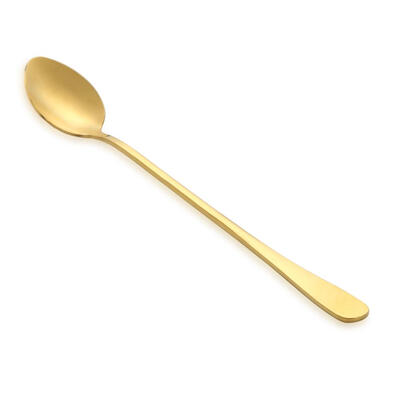 

Stainless Steel Long Handle Stirring Ice Spoon Coffee Tea Spoons Tableware