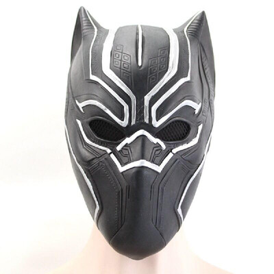 

Popular Movie Superhero Figure Panther Mask Black Latex Mask Performance Prop Cosplay Masquerade Fantastic Costumes