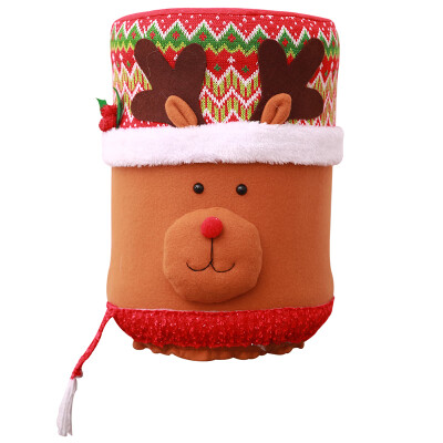 

1pc Christmas Decoration Water Dispenser Bucket Cartoon Dust-proof Protect Cover