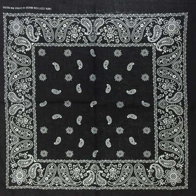 

Fashion Headwear Nuts Pattern Hip Hop Squares Scarf Head Wrap Neck Scarf Wristband