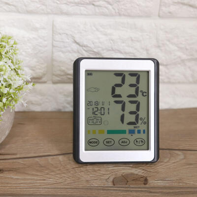 

Greensen Multifunction Digital Thermometer Hygrometer Temperature Humidity Gauge Touchscreen Backlight
