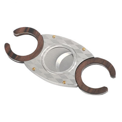 

Greensen Portable Double Metal Blade Pocket Cigar Cutter Scissors Tobacco Cutting Tool