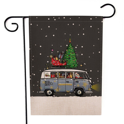 

Tailored Christmas Garden Flag Double Sided Banner Outdoor Lawn Decor Flag