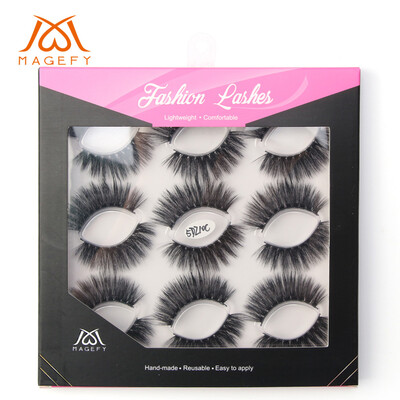 

〖Follure〗Luxury 9Paire 5D False Lashes Fluffy Strip Eyelashes Long Natural Party Makeup