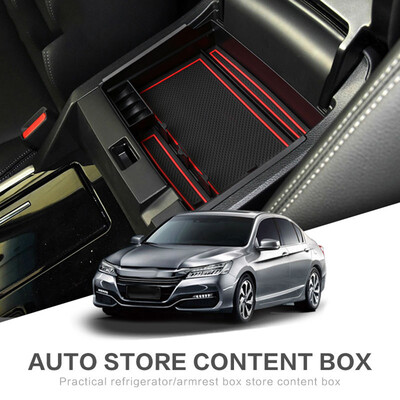 

Replacement For Honda Accord 2013-2017 Front Center Console Armrest Box Organizer Tray Secondary Storage Pallet