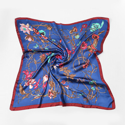 

Spring&summer new sunscreen silk scarf headscarf wild female silk scarf spring&autumn Korean pastoral collar scarf