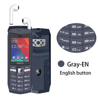 

Original SERVO R26 24" Mobile Phone with TWS 50 Bluetooth wireless headphone 3000mAh Power Bank GSM GPRS 2 SIM Card cellphone